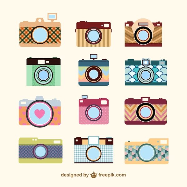 Стикер фотокамера