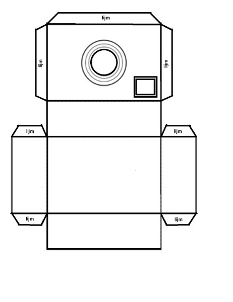 Фотоаппарат из бумаги