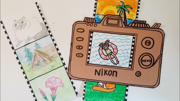 Фотоаппарат из бумаги