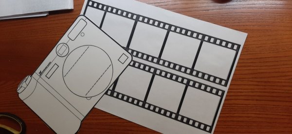 Макет фотоаппарата из картона