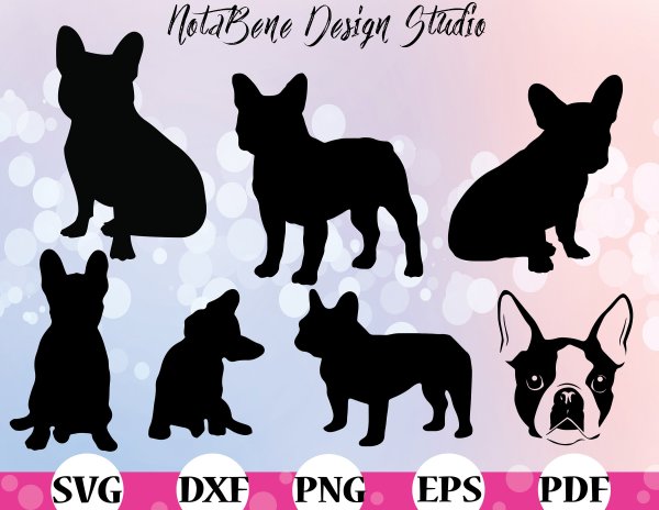 Французский бульдог аппликация из бумаги