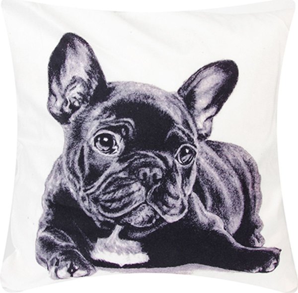 Подушка декоративная с французским бульдогом