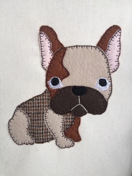 Заплатка французский бульдог