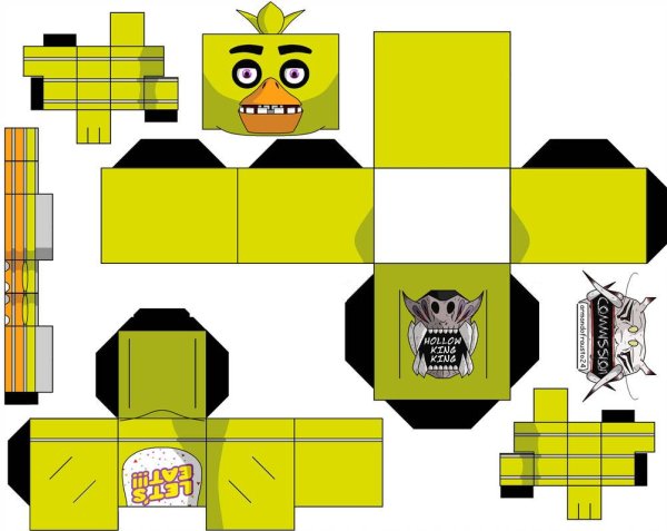 Схема АНИМАТРОНИКОВ из бумаги