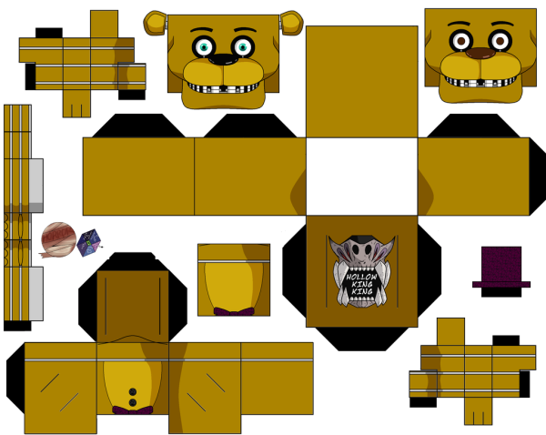 Игрушки из бумаги ФНАФ