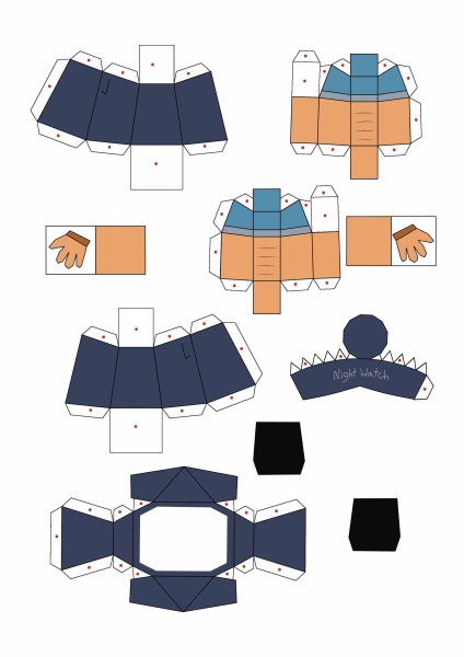 Паперкрафт ФНАФ Фредди