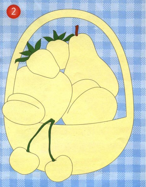 Аппликация фрукты