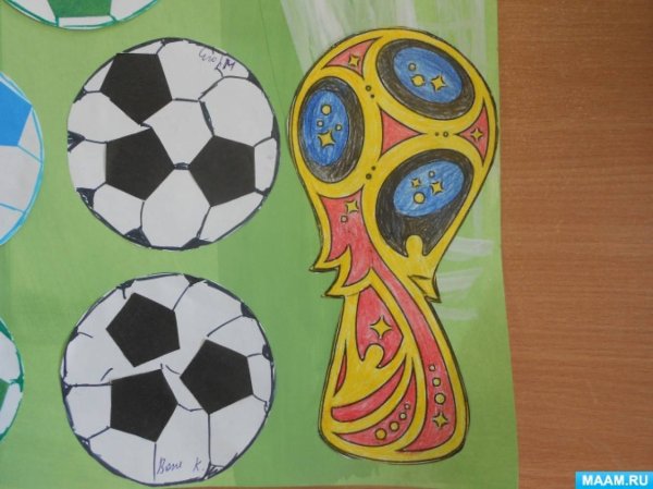 Аппликация футбол