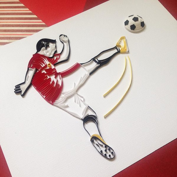 Поделка на футбольную тему