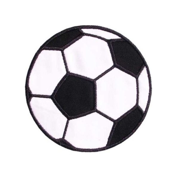 Аппликация футбольный мяч из бумаги