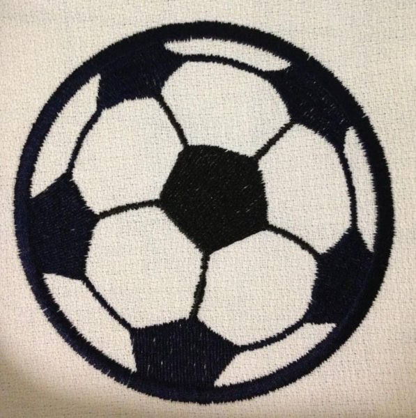 Аппликация футбольного мяча мяча