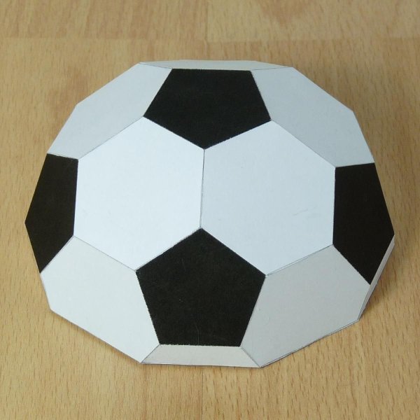 Паперкрафт Кубок футбольный мяч