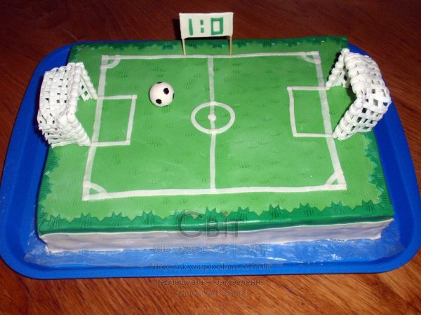 Футбольное поле поделка в садик