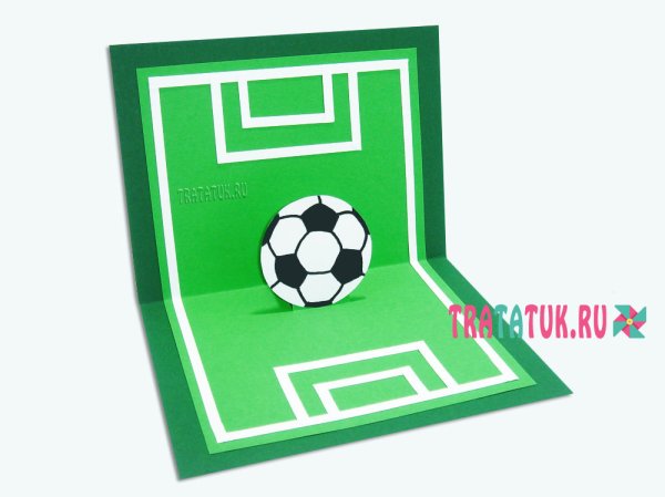 Аппликация на тему футбол
