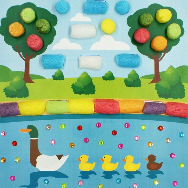 Панно из фетра Гадкий утенок