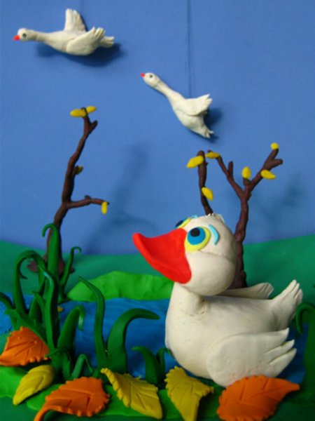 Гадкий утенок из пластилина