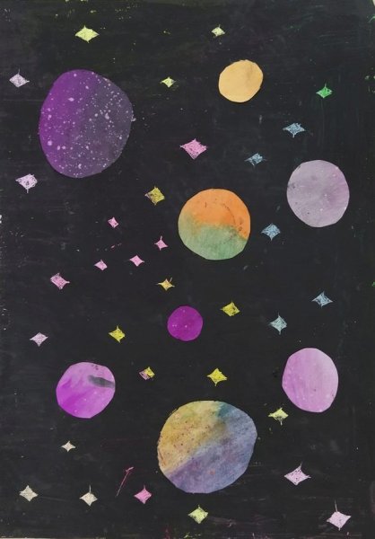 Галактика аппликация