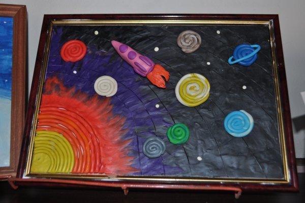 Поделка в садик на тему космос