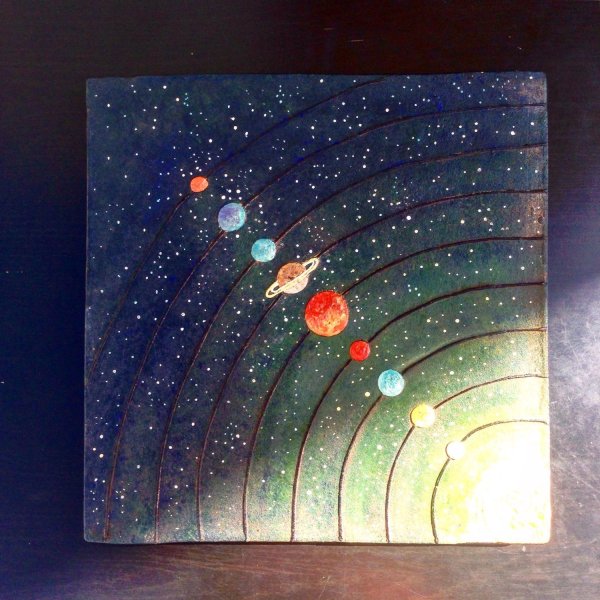 Объемное панно космос