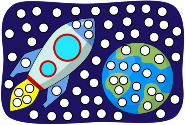 Пластилиновые заплатки ракета