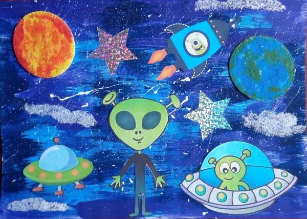 Галактика аппликация