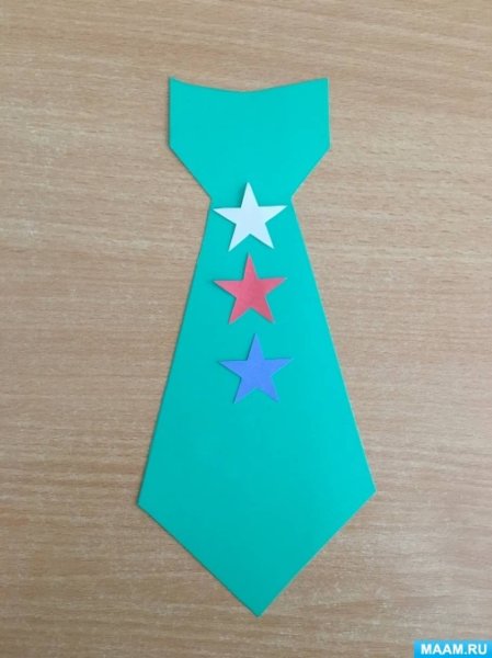 Галстук для папы в детском саду