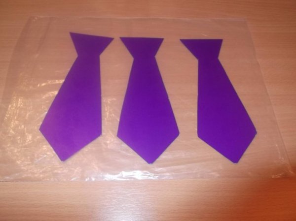 Галстук для папы в детском саду