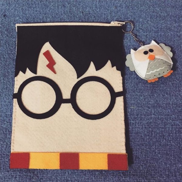 Значки из фетра Гарри Поттер