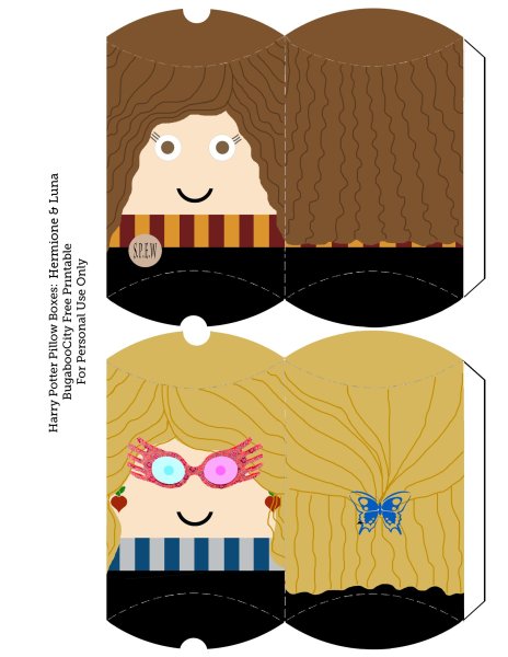 Развёртки коробок Гарри Поттер