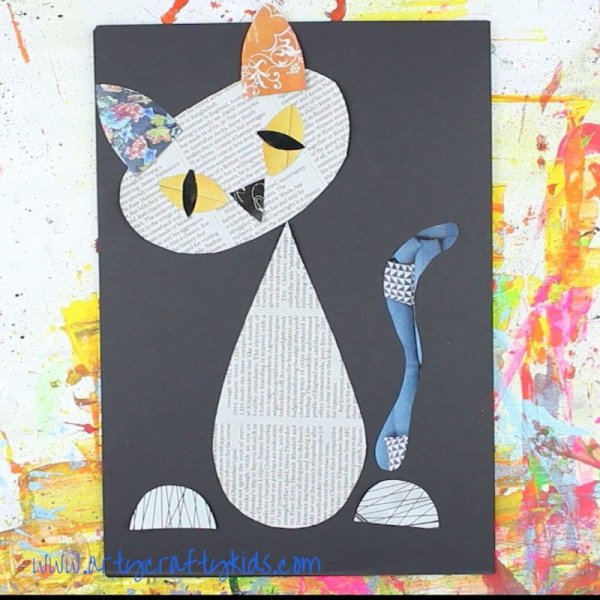 Аппликация кот