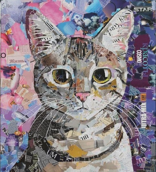 Коллаж из газет