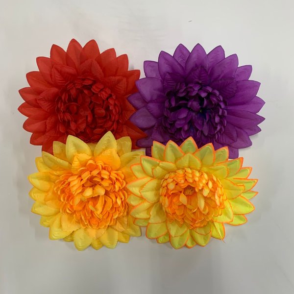 Аппликация георгины