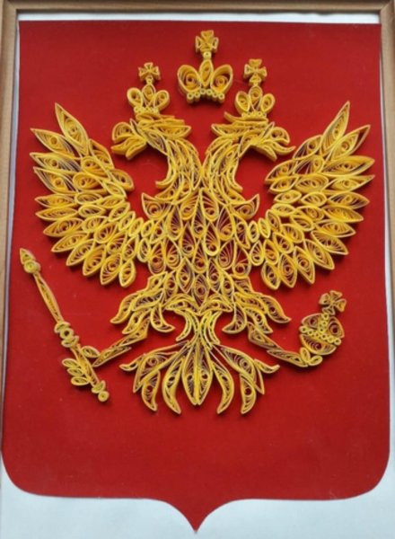 Герб РФ поделка