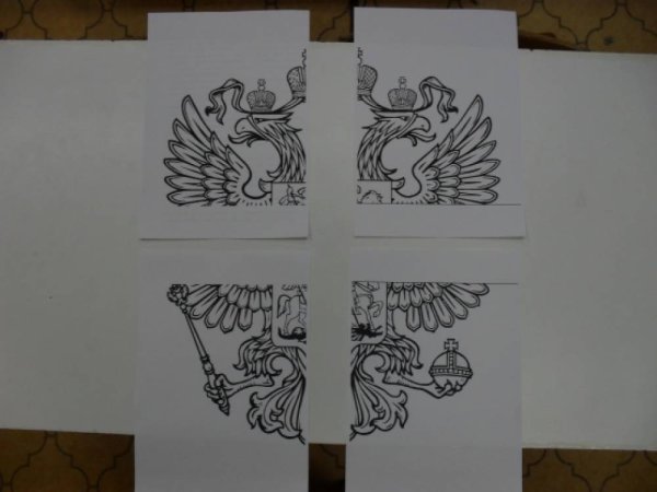 Двуглавый Орел поделка