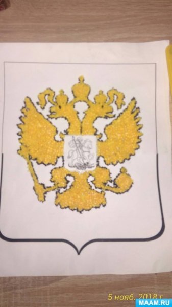 Поделка герб России