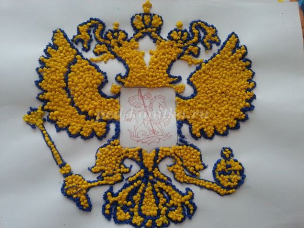 Поделка герб России
