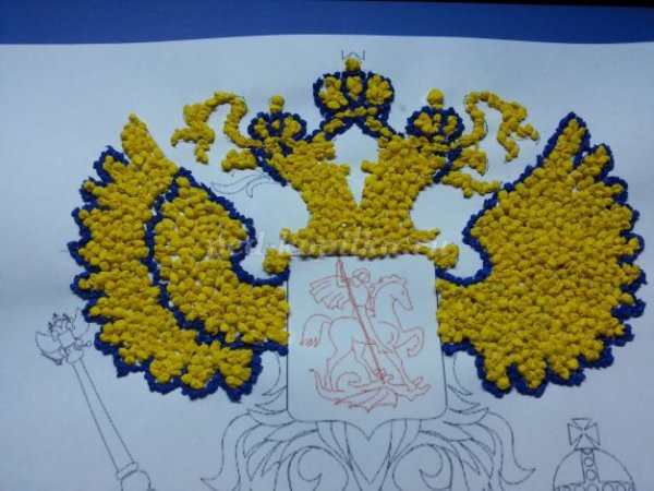 Поделка герб России