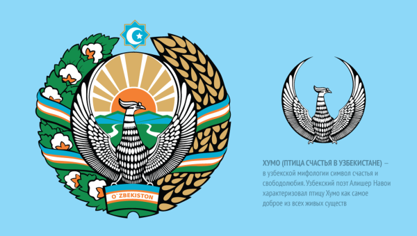 Герби Узбекистан герб