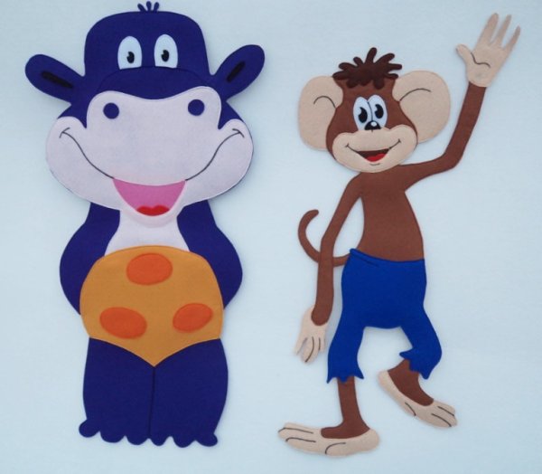 Аппликация из мультфильмов