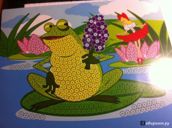 Аппликация на тему Дюймовочка