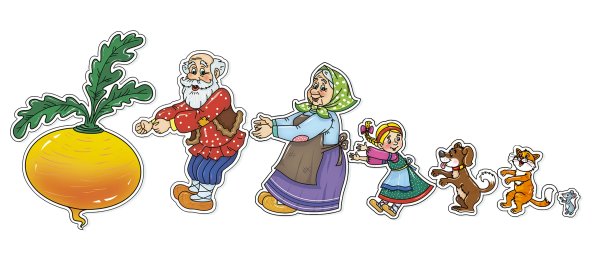 Герои сказки Репка дед