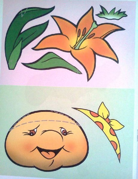 Аппликация к сказке Репка