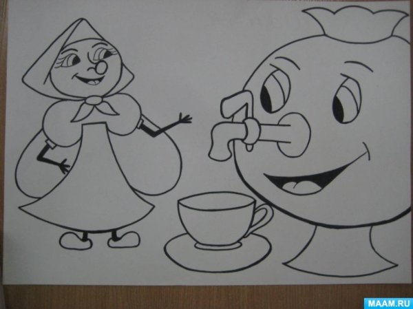 Аппликации по Чуковскому для дошкольников