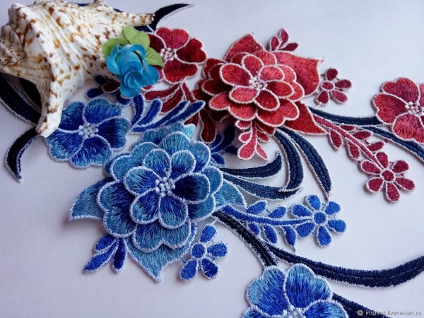 Вышивкагладью на одеждн