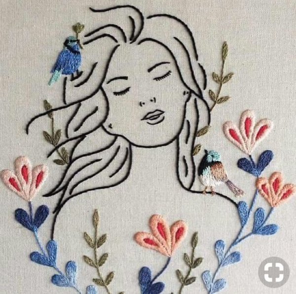 Вышивка гладью