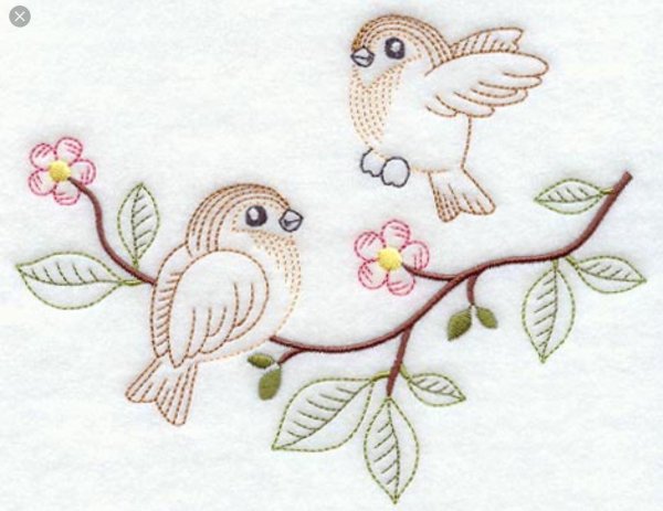 Вышивка стебельчатым швом для начинающих