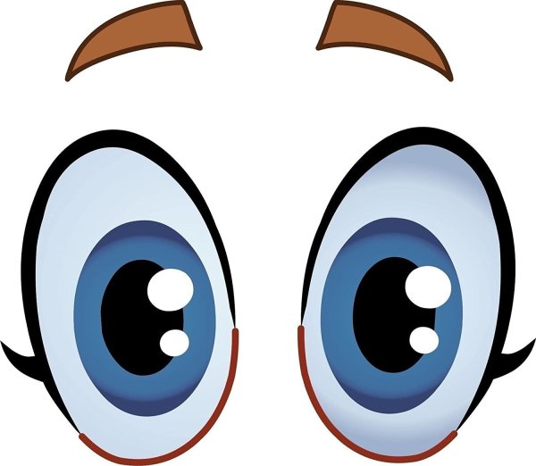 Смешные глаза для поделок