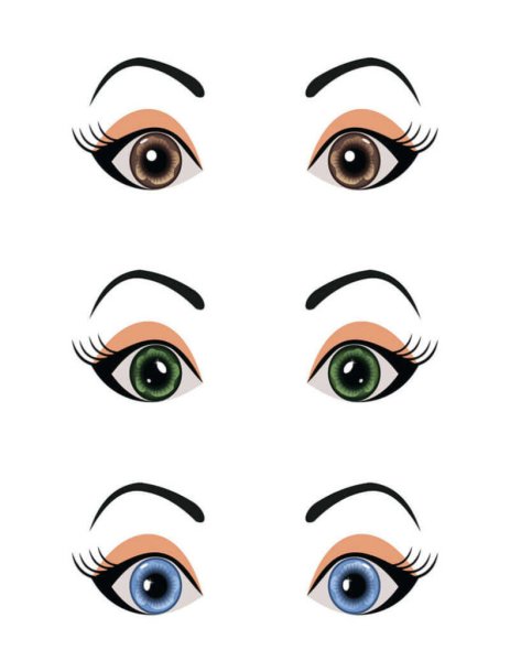 Портрет глаза