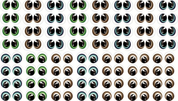 Кошачьи глазки для поделок