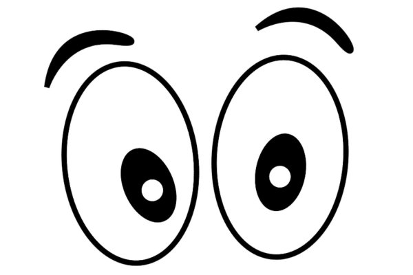 Глазки трафарет